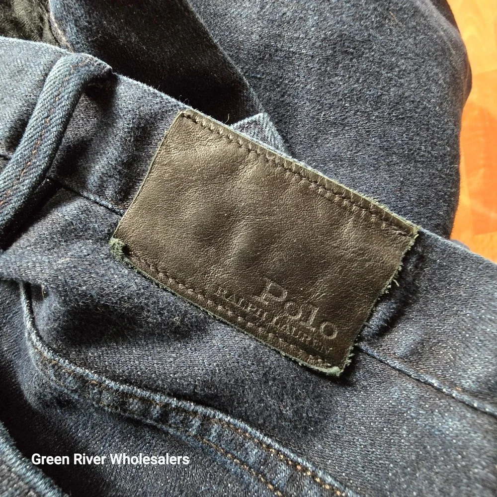 Polo Ralph Lauren Black‎ Label  Mens Jeans 46Bx34 Blue Denim Relaxed Fit Classic